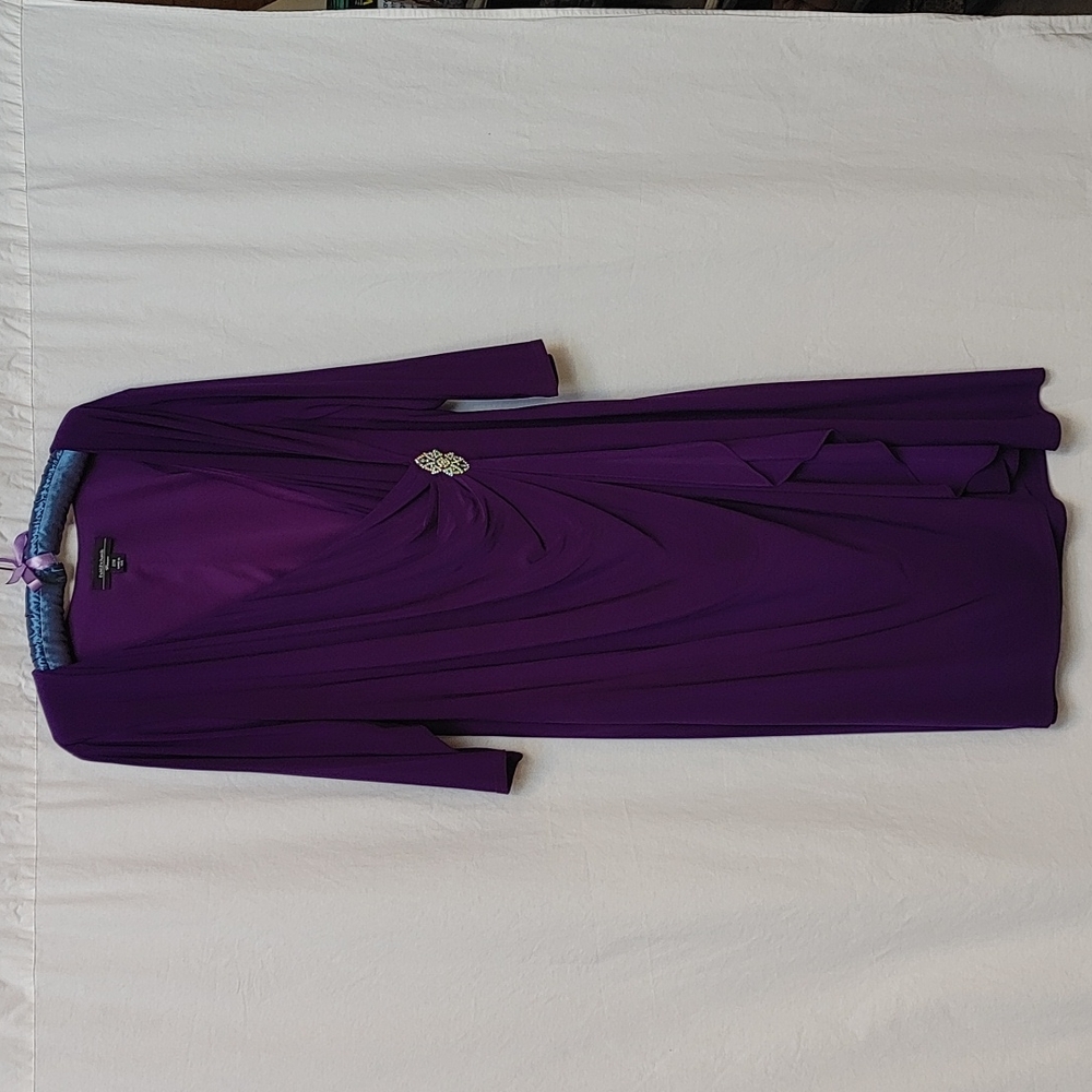 R&M Richards Faux Wrap Dress